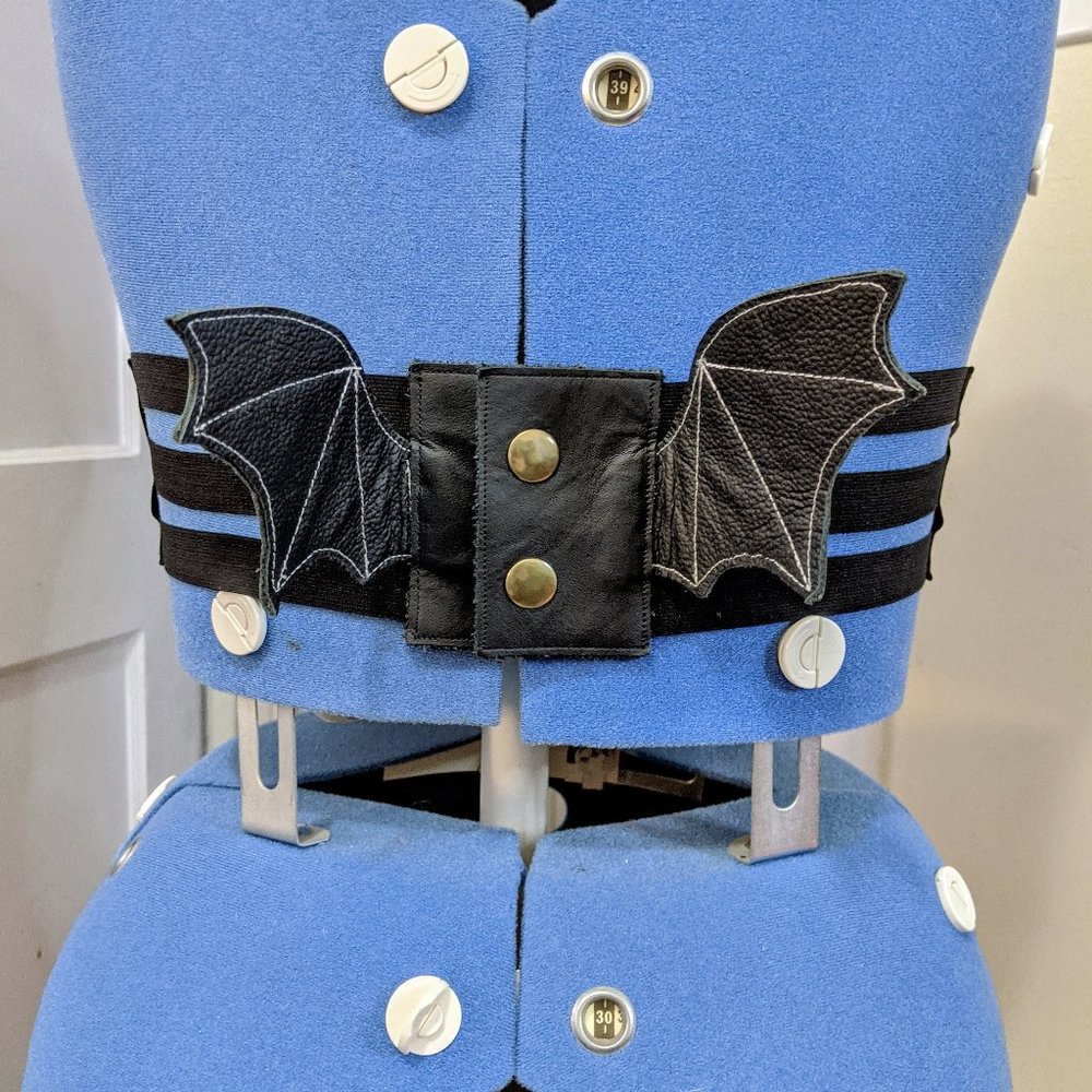 **SOLD** Goth Bat Wing Harness Waist Belt